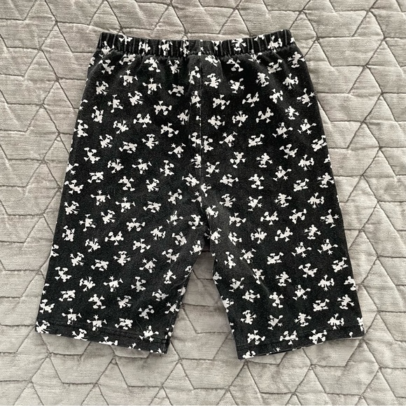 vintage mickey mouse black biker shorts - Picture 2 of 4